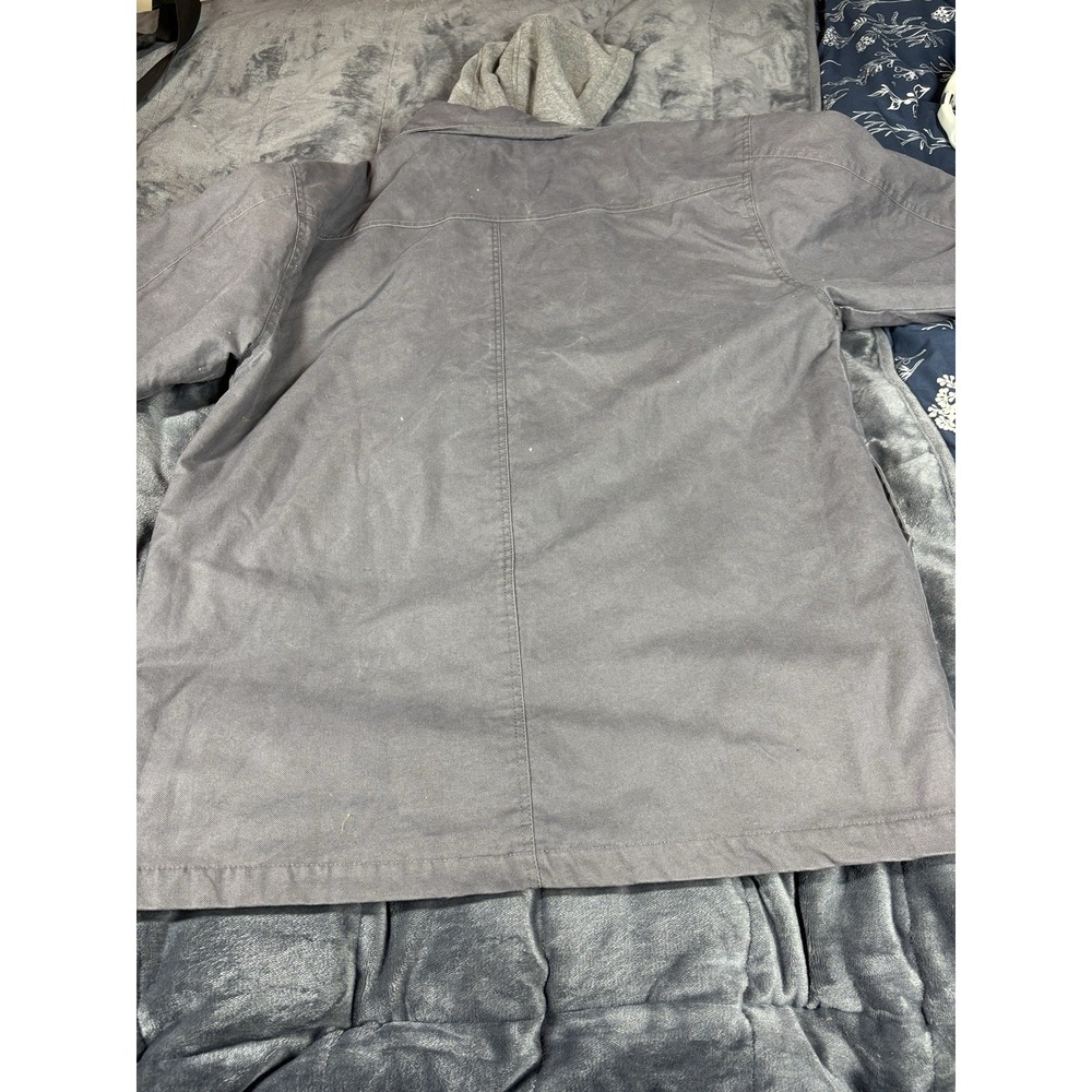 Dickies Gray Duck Canvas Work Coat‎ Quilted Lining Hood Sz XL/EG 46-48 - Picture 6 of 7